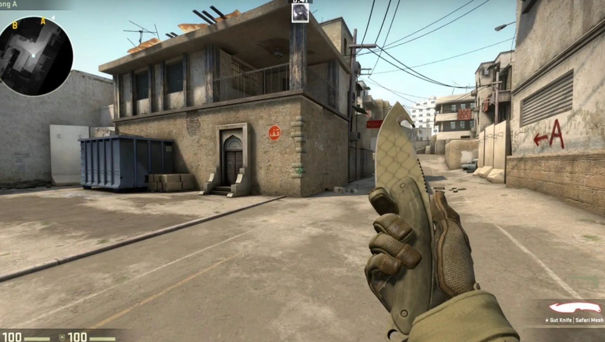 Gut Knife Safari Mesh